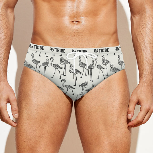 FLOCK TOGETHER Men's Speedo - Bone