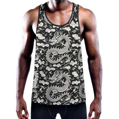 QIULONG Men's Muscle Tank - Onyx