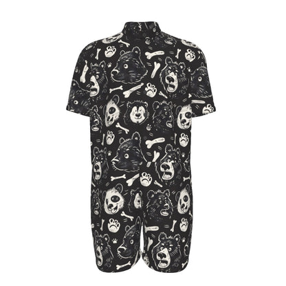 BEAR BONES Men's Romper - Onyx