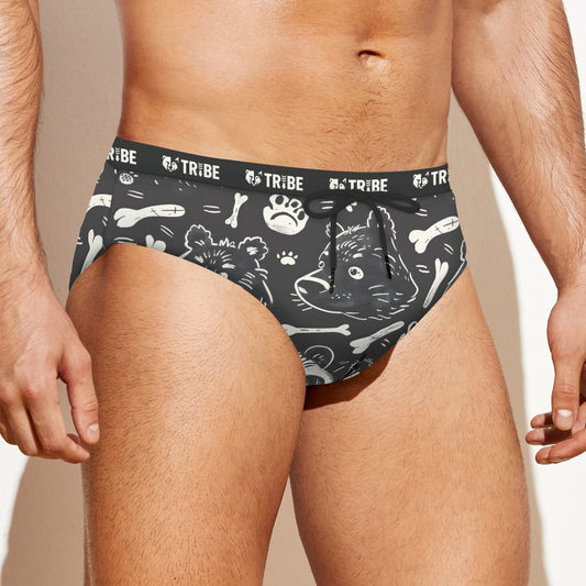 BEAR BONES Men's Speedo - Onyx