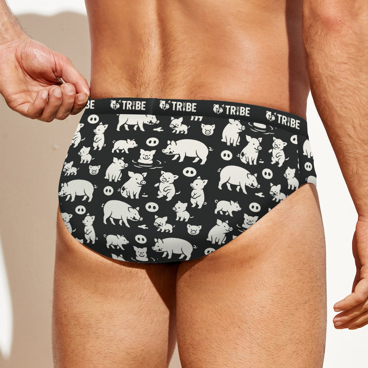 LITTLE PIGGY Men's Speedo - Onyx