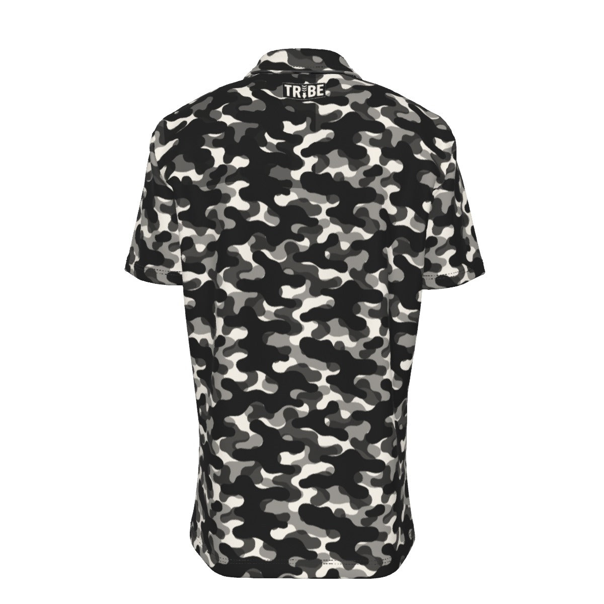 CAMO Men's Button-Up Short-Sleeve Shirt - Onyx