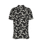 CAMO Men's Button-Up Short-Sleeve Shirt - Onyx