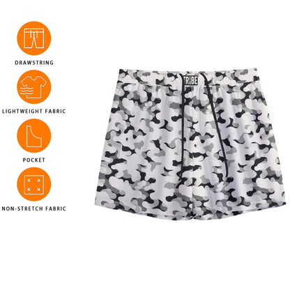 CAMO Men's Mesh Shorts - Bone