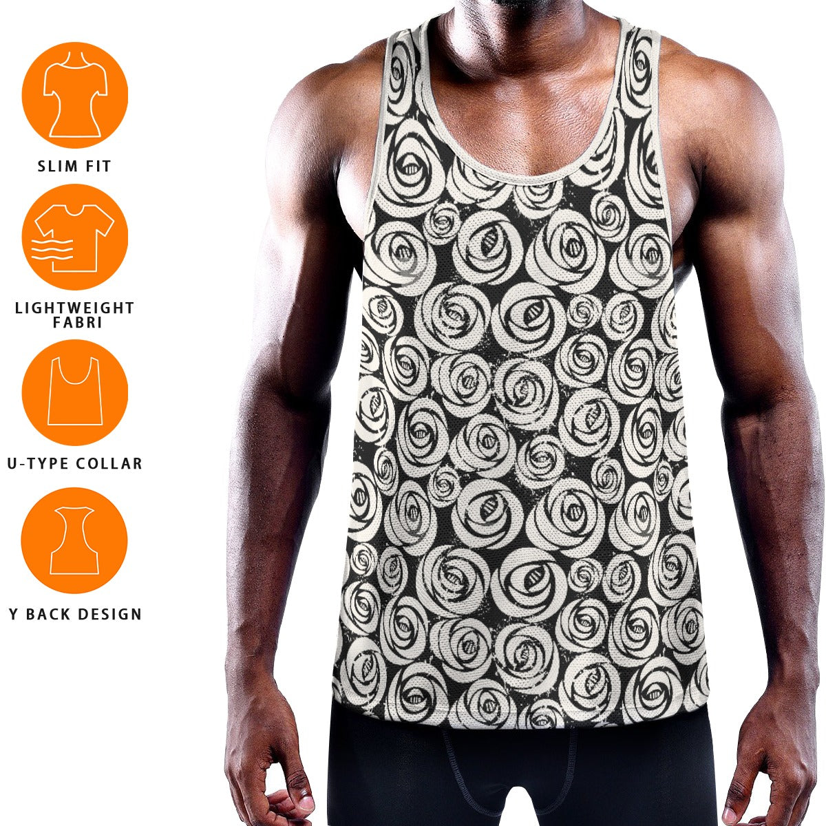 ROSEBUD Men's Muscle Tank - Bone