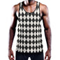 ARGYLE Men's Muscle Tank - Onyx & Bone