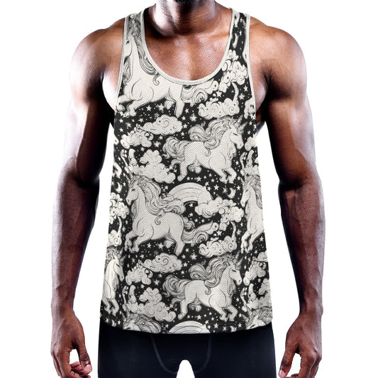 COSMIC UNICORN Men's Muscle Tank - Bone