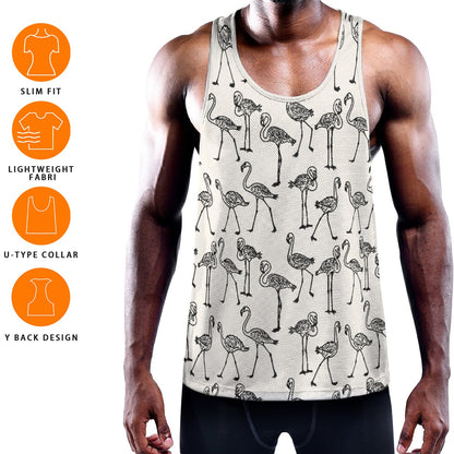 FLOCK TOGETHER Men's Muscle Tank - Bone