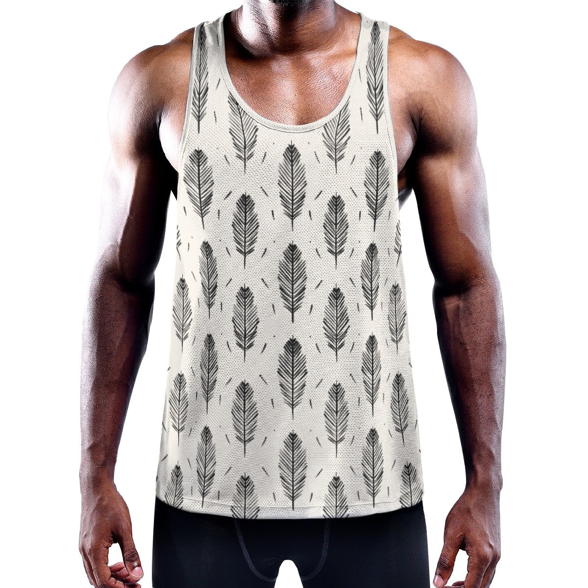 LIGHT AS A FEATHER Men's Muscle Tank - Bone