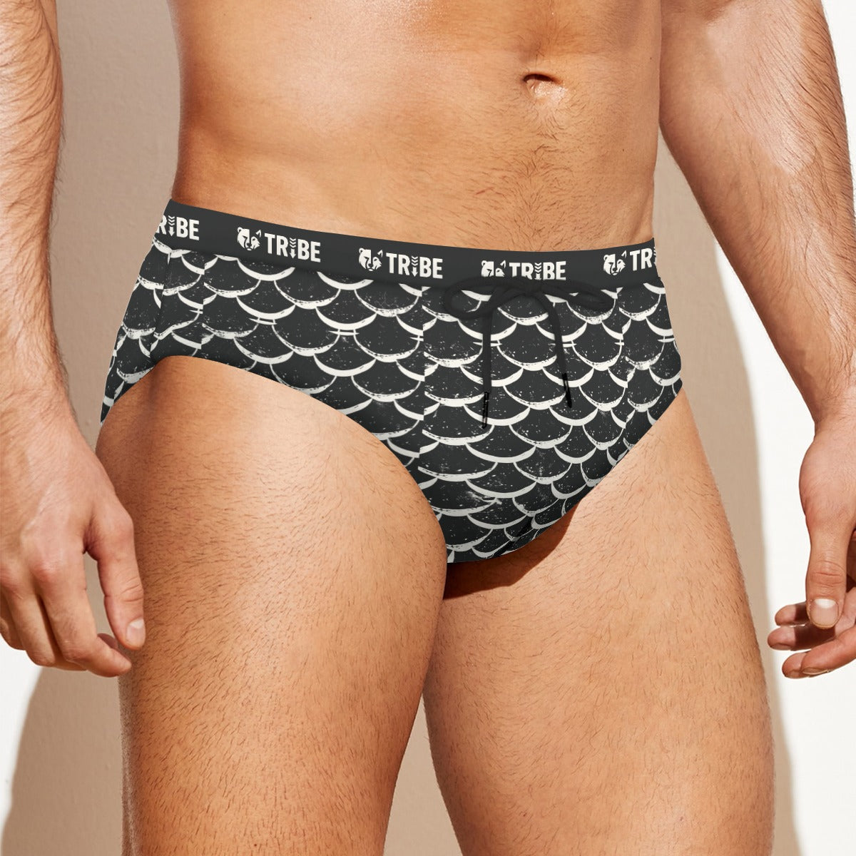 FISH FISH BISH Men's Speedo - Onyx