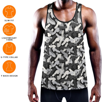 CAMOPHALLUS Men's Muscle Tank - Onyx