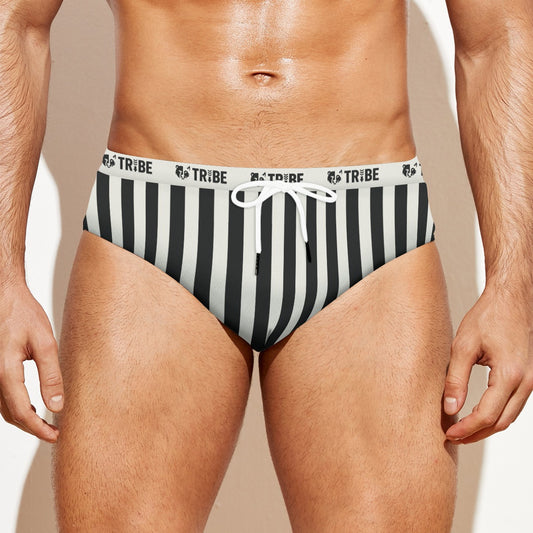 STRIPED Men's Speedo - Bone