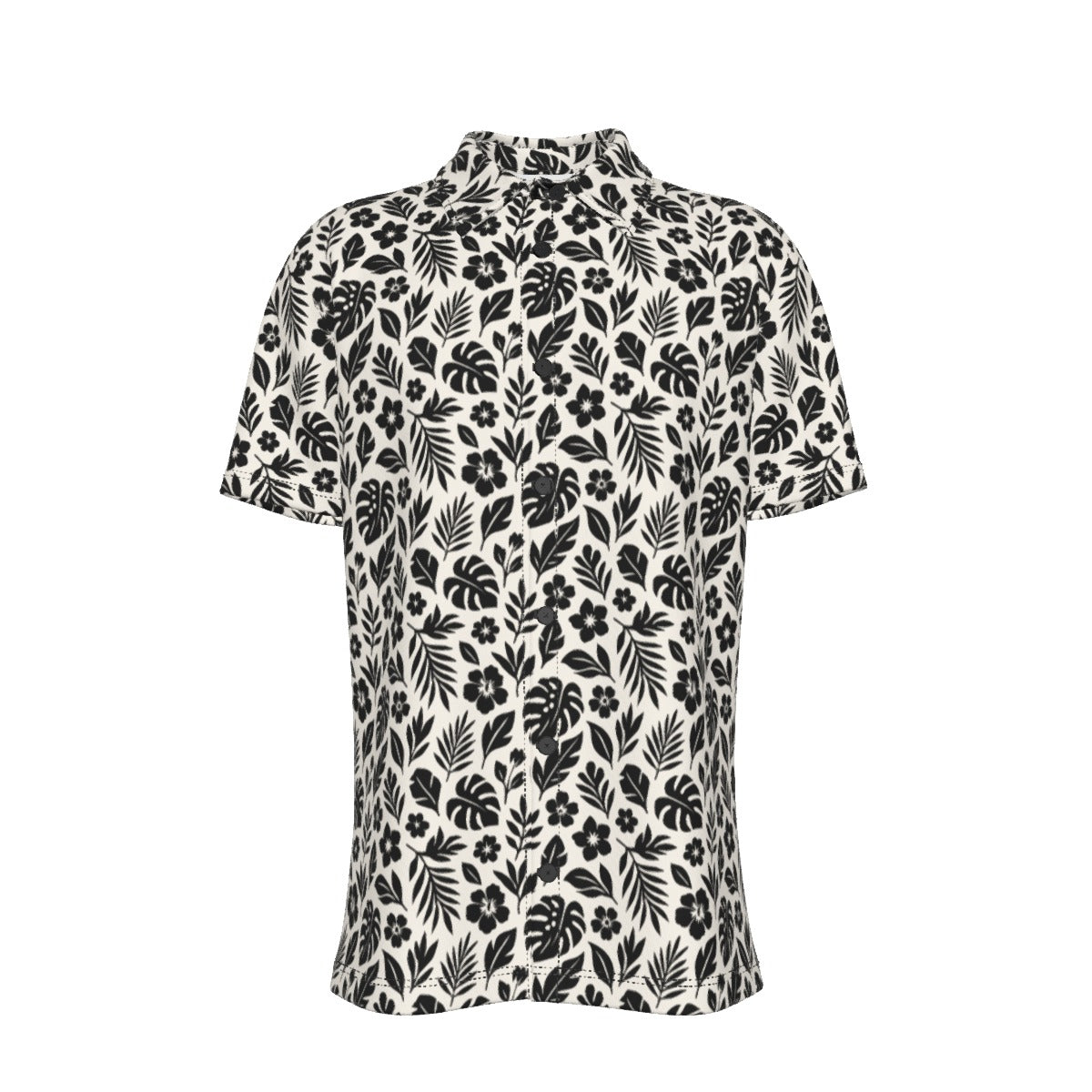 PARADISE Men's Button-Up Short-Sleeve Shirt - Bone