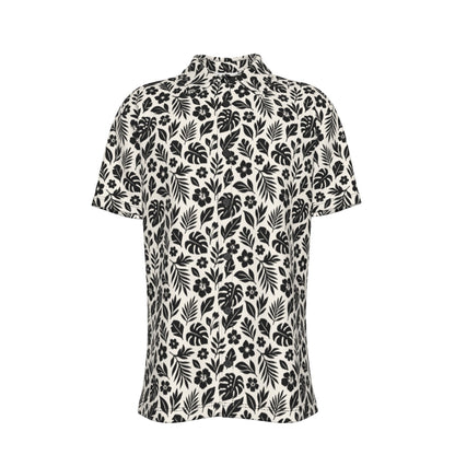 PARADISE Men's Button-Up Short-Sleeve Shirt - Bone