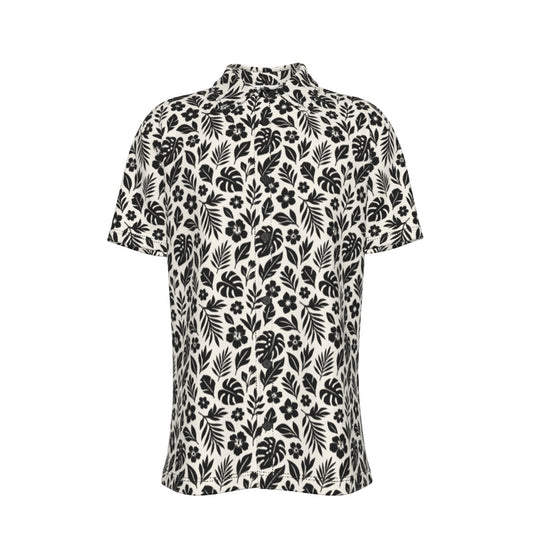 PARADISE Men's Button-Up Short-Sleeve Shirt - Bone