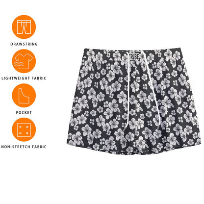 HIBISCUS Men's Mesh Shorts - Onyx