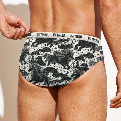 COSMIC UNICORN Men's Speedo - Bone