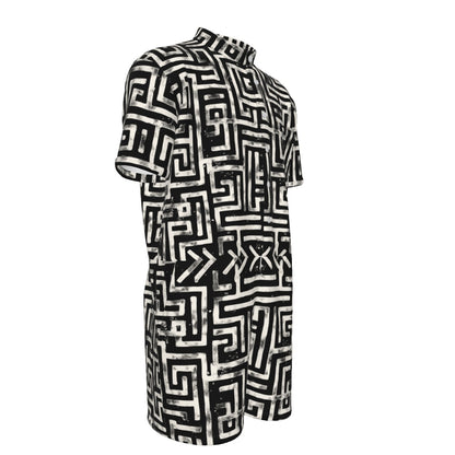 LABYRINTH Men's Rompers - Onyx