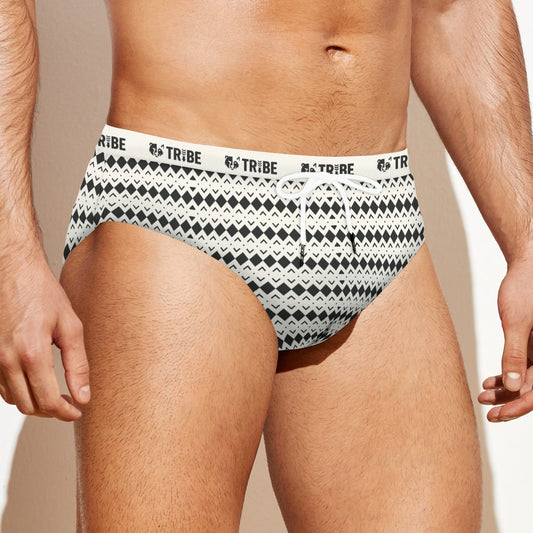 FACETIOUS Men's Speedo - Bone