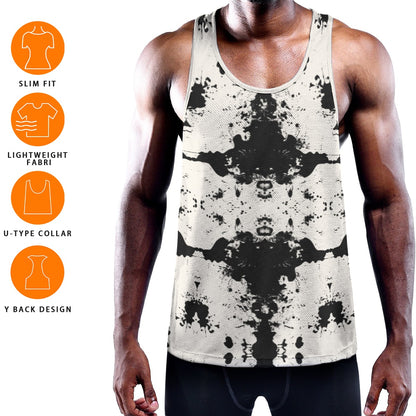 RORSCHACH Men's Muscle Tank - Bone