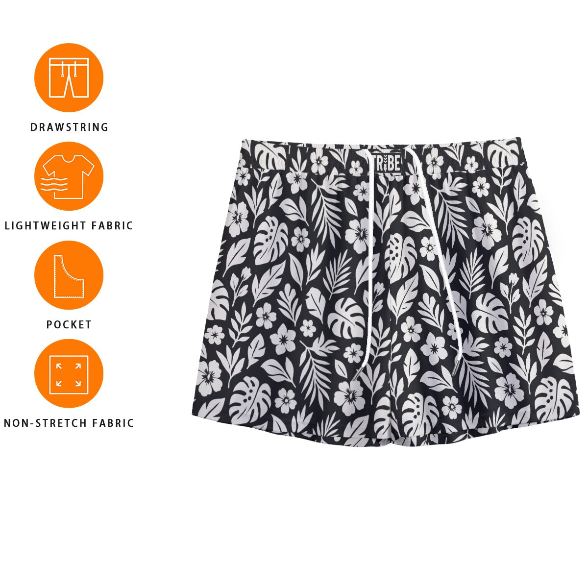 PARADISE Men's Mesh Shorts - Onyx