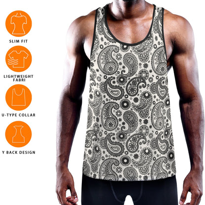 FLAGGING Men's Muscle Tank - Bone