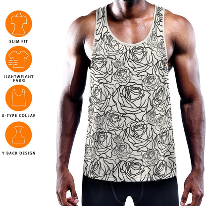 ROSALIND Men's Muscle Tank - Bone