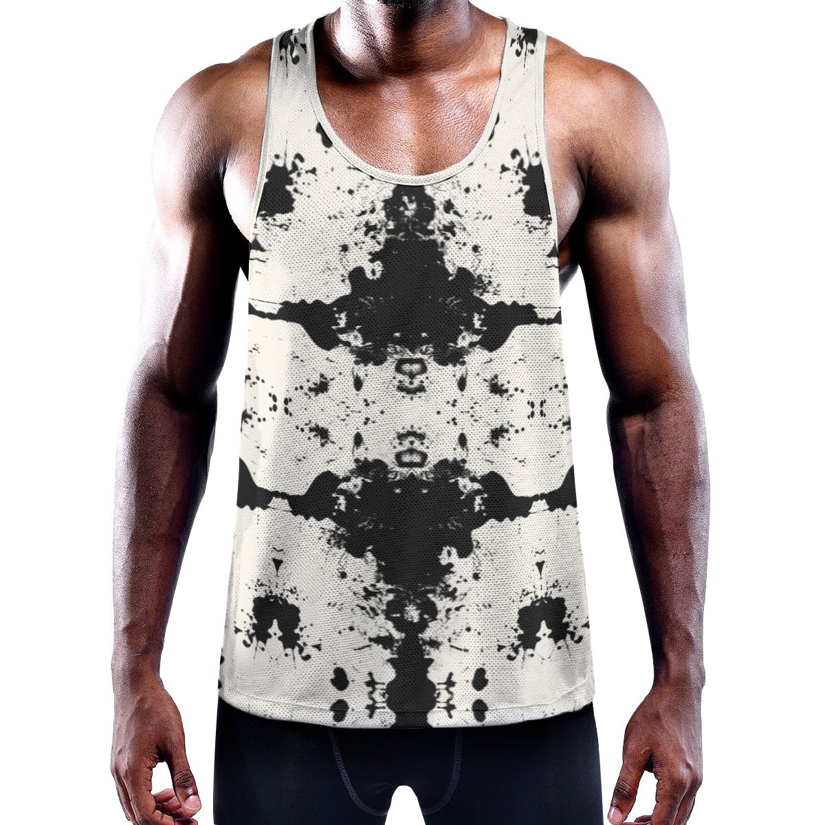 RORSCHACH Men's Muscle Tank - Bone