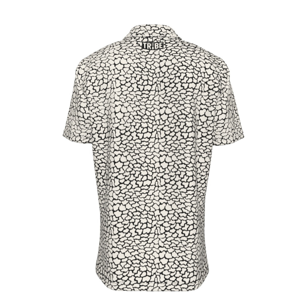 FERAL Men's Button-Up Short-Sleeve Shirt - Bone