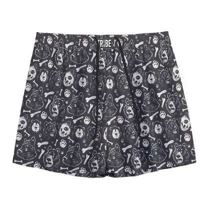 BEAR BONES Men's Mesh Shorts - Onyx