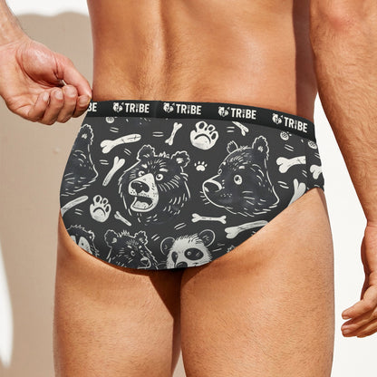 BEAR BONES Men's Speedo - Onyx