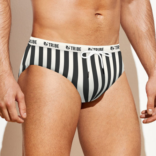 STRIPED Men's Speedo - Bone