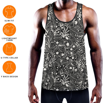 WILDFLOWERS Men's Muscle Tank - Onyx