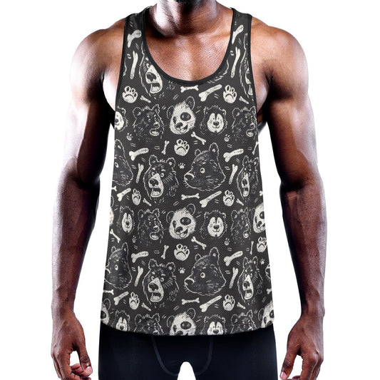 BEAR BONES Men's Muscle Tank - Onyx