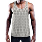 TIC-TAC-HOE Men's Slim Muscle Tank - Bone