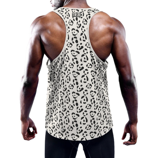 LEOPARD Men's Muscle Tank - Bone