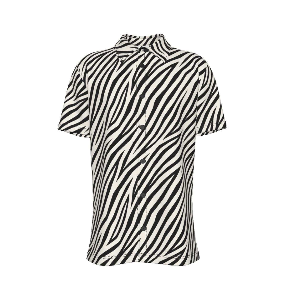 ZEBRA Men's Button-Up Short-Sleeve Shirt - Bone