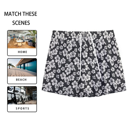 HIBISCUS Men's Mesh Shorts - Onyx