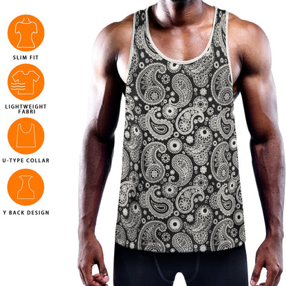 FLAGGING Men's Muscle Tank - Onyx