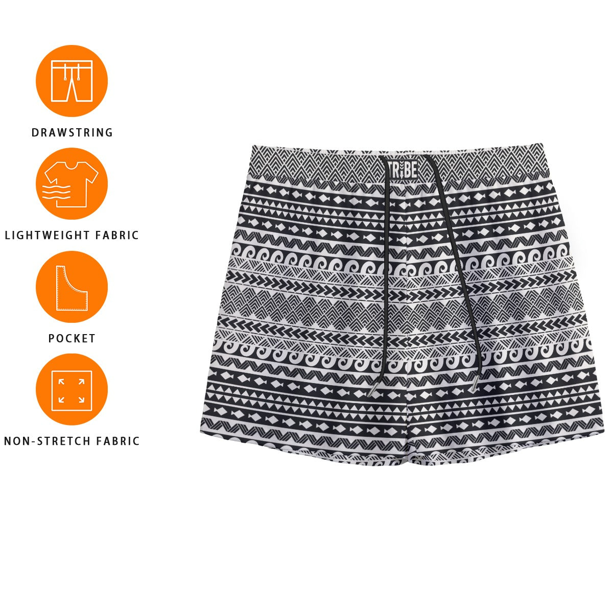 AEGEAN Men's Mesh Shorts - Onyx