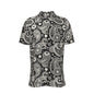 FLAGGING Men's Button-Up Short-Sleeve Shirt - Onyx