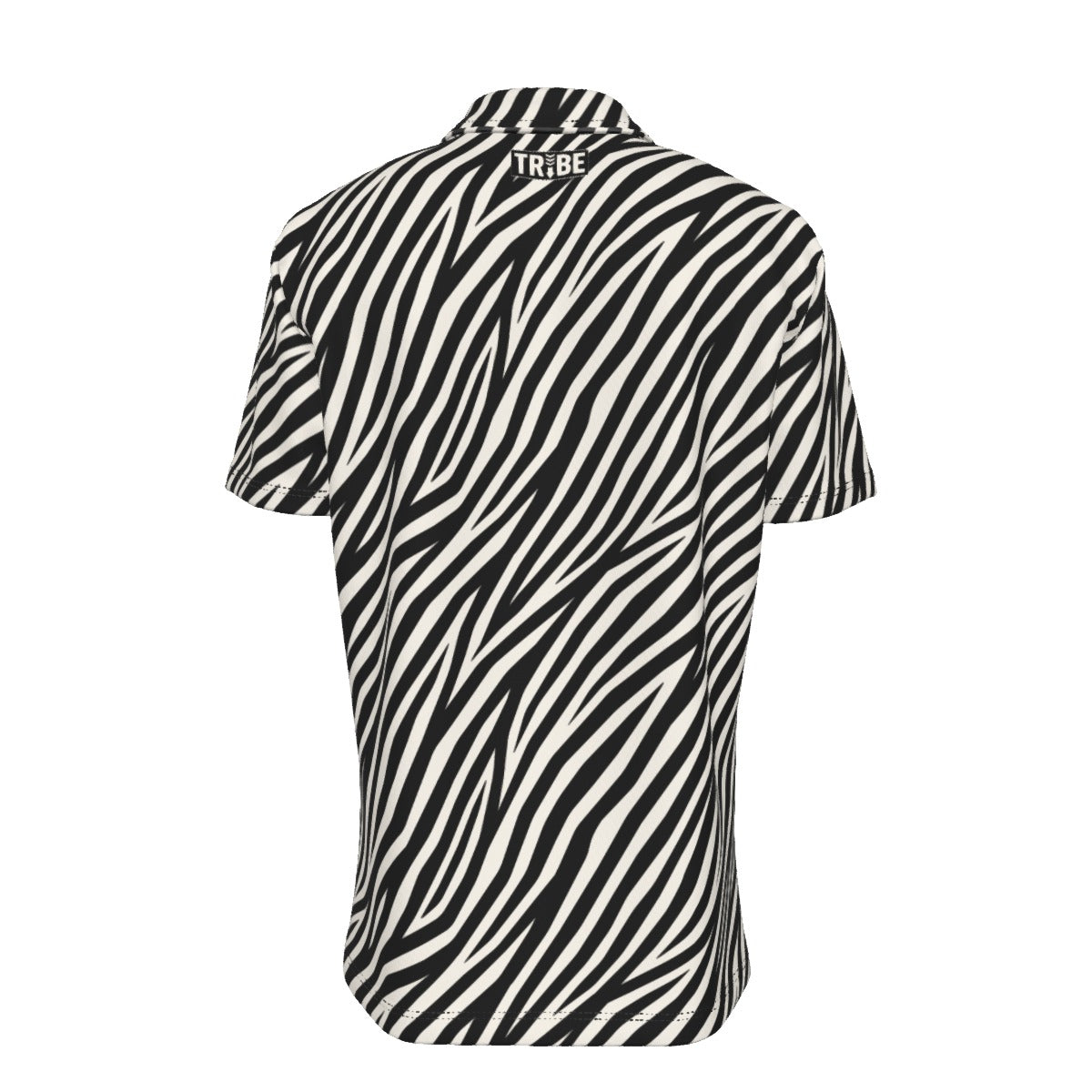 ZEBRA Men's Button-Up Short-Sleeve Shirt - Onyx