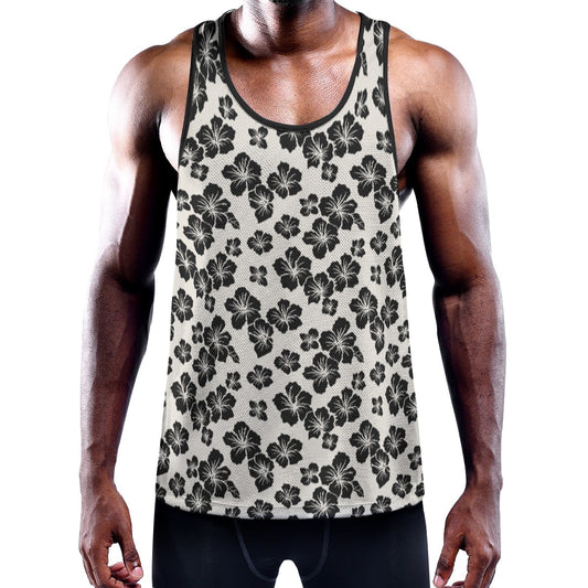 HIBISCUS Men's Muscle Tank - Bone