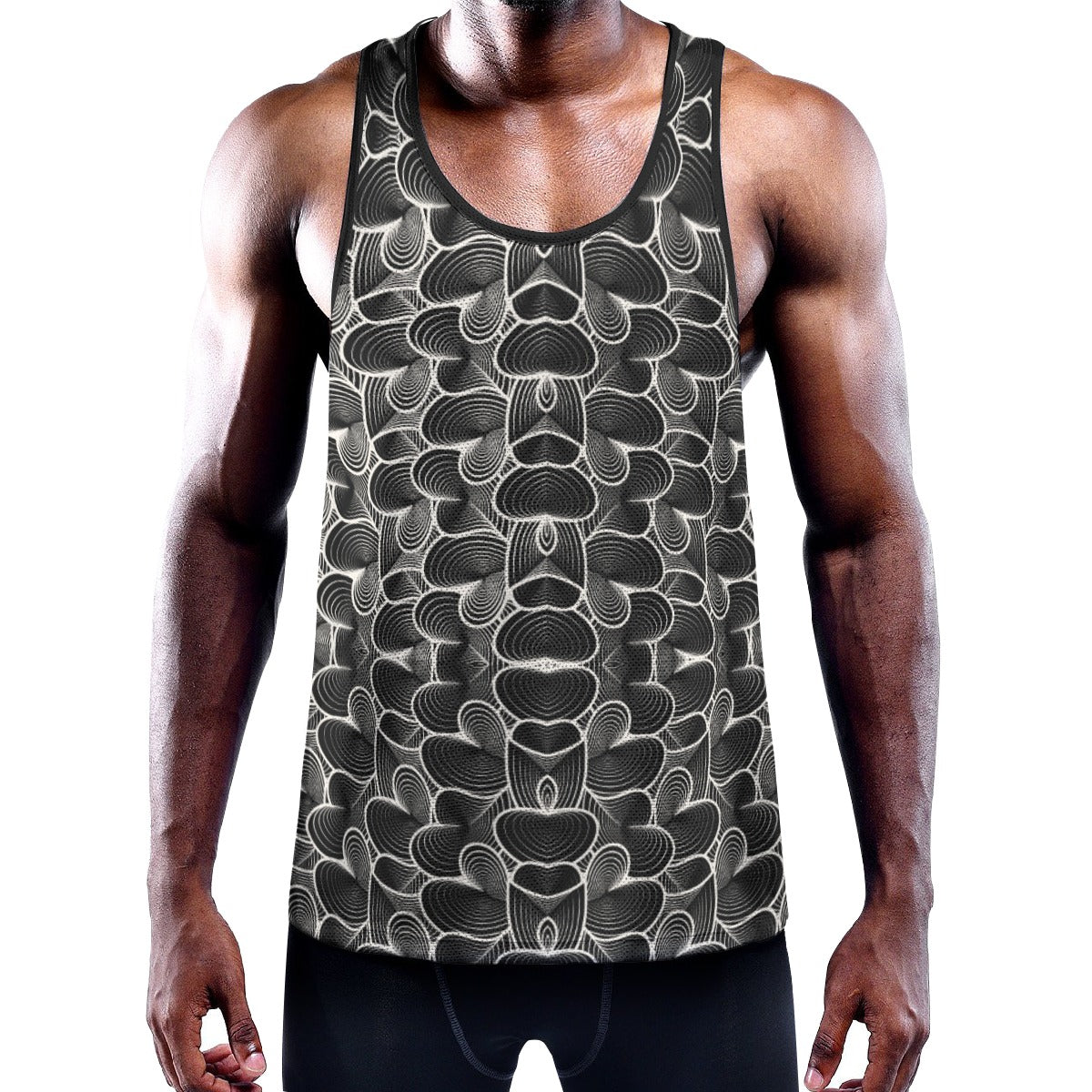 HEART-ON Men's Muscle Tank - Onyx