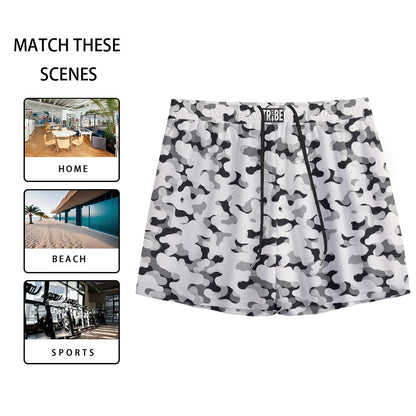 CAMO Men's Mesh Shorts - Bone