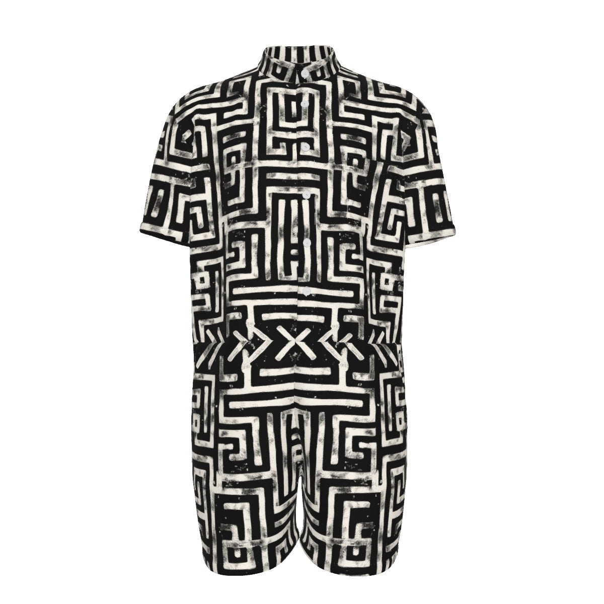 LABYRINTH Men's Rompers - Onyx