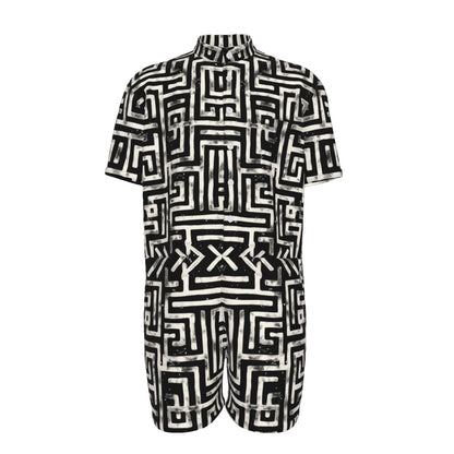 LABYRINTH Men's Rompers - Onyx