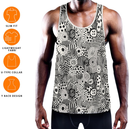VISIONARY Men's Muscle Tank - Bone