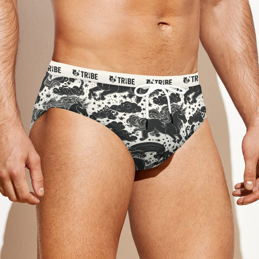 COSMIC UNICORN Men's Speedo - Bone
