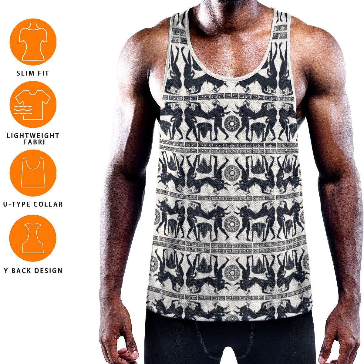 SPARTACUS Men's Muscle Tank - Bone